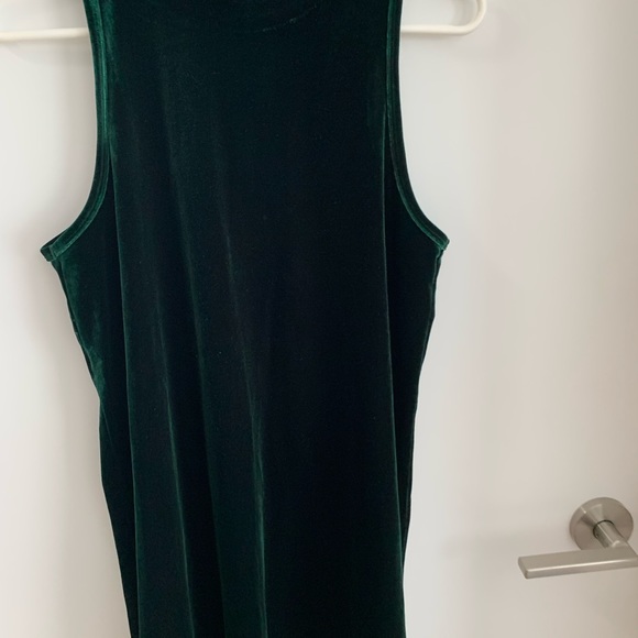 Velvet High Neck Dress - Picture 2 of 5